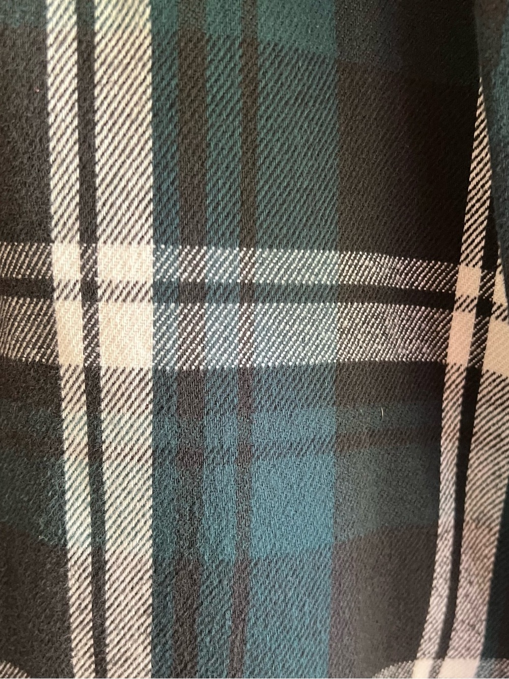 Men's Teal Green Black Plaid Casual Button-Down Shirt Five Brother L Vtg M/L